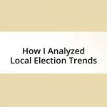 How I Analyzed Local Election Trends